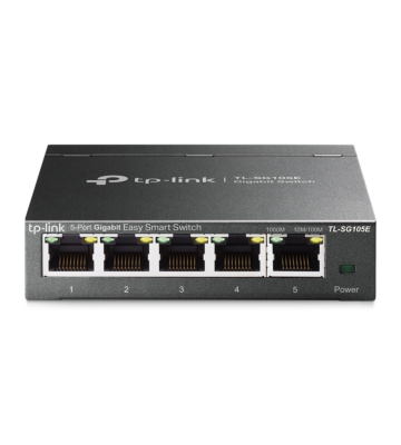 Switch inteligente não gerido TP-Link SG105 de 5 portas