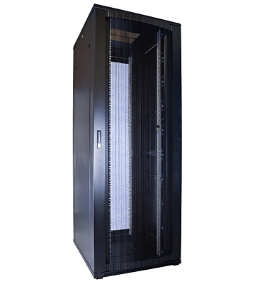 Armário para servidor 47U com porta perfurada 800x1000x2200mm (LxPxA)