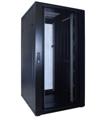 Armário para servidor 32U com porta perfurada 800x1000x1600mm (LxPxA)
