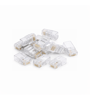 Conector DANICOM UTP CAT6 RJ45 - para cabo flexível - 10 unidades