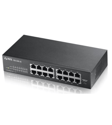 Switch não gerenciável Zyxel GS1100 de 16 portas