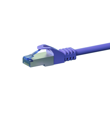 Cabo de rede CAT6a S/FTP (PIMF) de 2 m, roxo