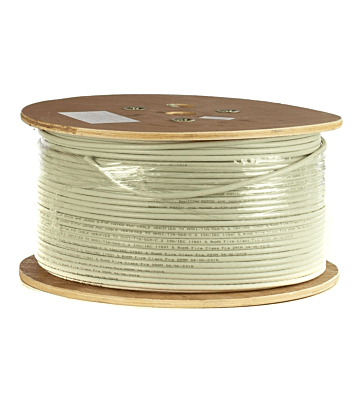 Cabo DANICOM CAT6A 100% cobre S/FTP 500m em rolo rígido - LSZH (Cca)