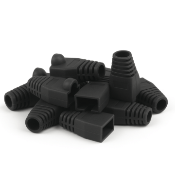 Viga de cabos DANICOM RJ45 preta - 10 peças