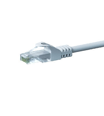 Cabo de rede UTP CAT5e de 1,50 m branco - 100% cobre