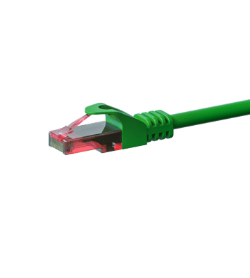 Cabo de rede UTP CAT6 de 0,15 m verde - 100% cobre