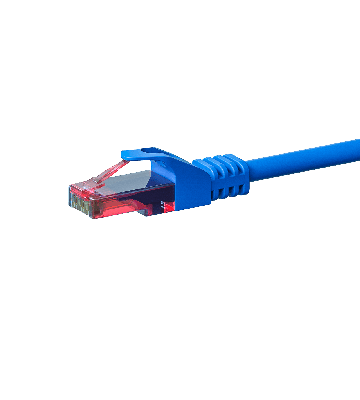 Cabo de rede UTP CAT6 de 50 m azul - 100% cobre
