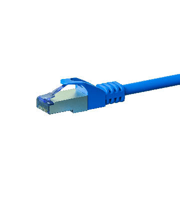Cabo de rede CAT6a S/FTP (PIMF) de 0,50 m azul