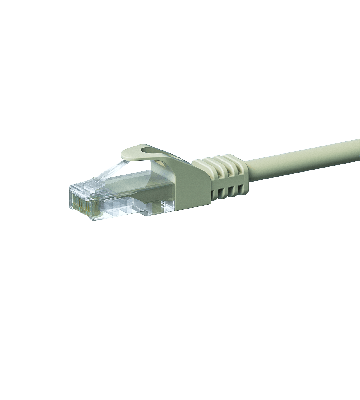 Cabo de rede CAT5e UTP 0,25m cinzento - CCA
