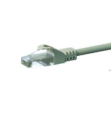 Cabo de rede CAT6 UTP 1,50m cinzento - CCA