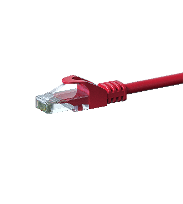 Cabo de rede CAT6 UTP de 10 m vermelho - CCA