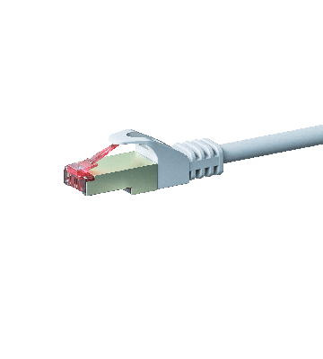 Cabo de rede CAT6 S/FTP (PIMF) de 1 m, branco 