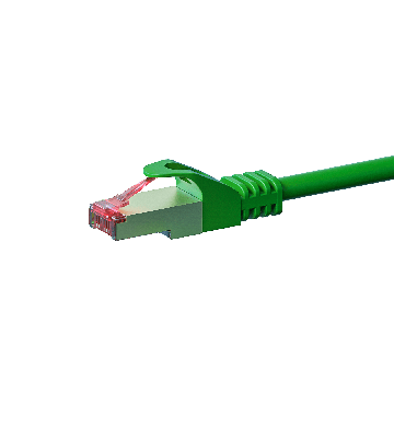 Cabo de rede CAT6 S/FTP (PIMF) de 0,25 m verde