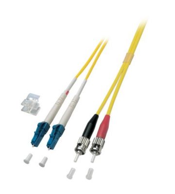 Cabo de fibra ótica duplex OS2 LC-ST 2m