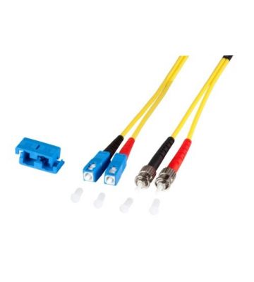 Cabo de fibra ótica duplex OS2 SC-ST 2m