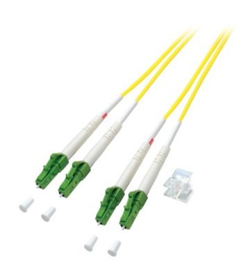 Cabo de fibra ótica duplex OS2 LC/APC-LC/APC 3m