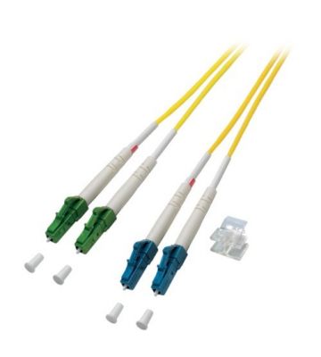 Cabo de fibra ótica duplex OS2 LC/APC-LC 20m
