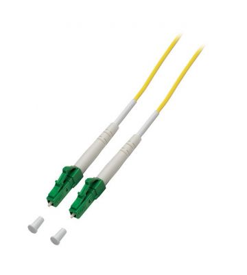 Cabo de fibra ótica simplex OS2 LC/APC-LC/APC 1m
