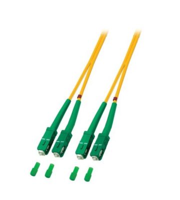 Cabo de fibra ótica duplex OS2 SC/APC-SC/APC 10m
