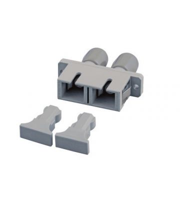 Acoplamento multimodo SC-ST duplex bege 