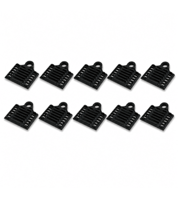 Suporte de solda por contração preto - 10 unidades