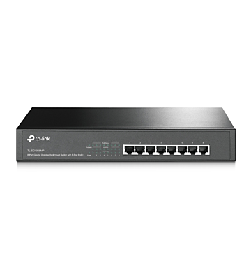 Switch PoE não gerido TP-Link SG1008MP de 8 portas