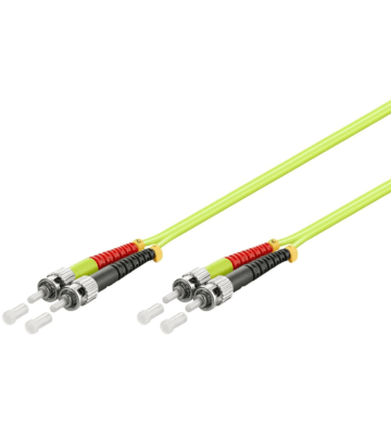 Cabo de fibra ótica ST-ST OM5 (otimizado para laser) 1,5 m