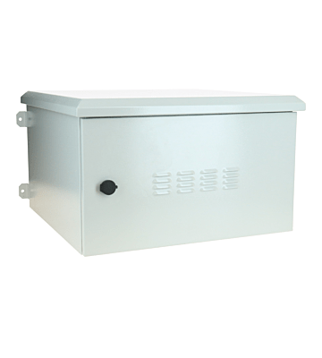 Armário de parede exterior 6U IP55 - 600x600x368mm (LxPxA)