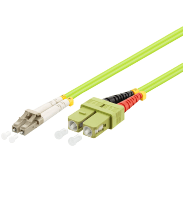 Cabo de fibra ótica LC-SC OM5 (otimizado para laser) 1,5 m