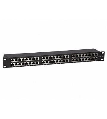 Painel de ligação CAT6a STP - 48 portas