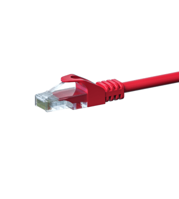Cabo de rede CAT5e UTP de 2 m vermelho - CCA
