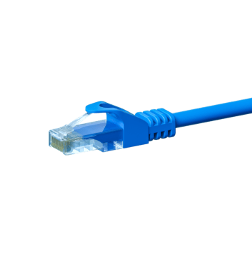 Cabo de rede CAT5e UTP de 5m azul - CCA