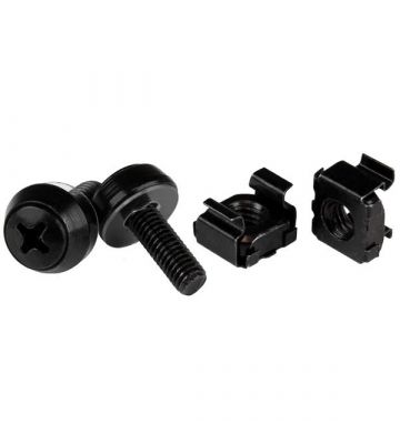 Conjunto de 10 porcas gaiola M6 para montagem de 19 pol.