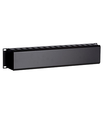 Canaleta para cabos de 19 polegadas com placa de cobertura 2U