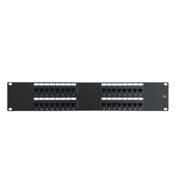 Painel de ligação CAT6 UTP - 32 portas - 2U