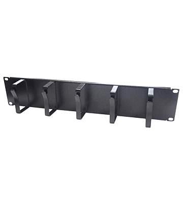 Suporte de cabo de metal de 19 polegadas 2U