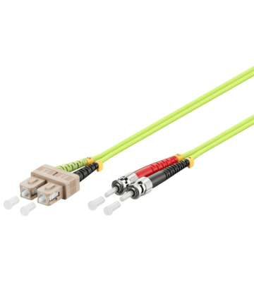 Cabo de fibra ótica SC-ST OM5 (otimizado para laser) 2m