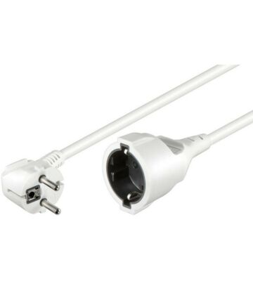 Cabo de alimentação Schuko 10m branco