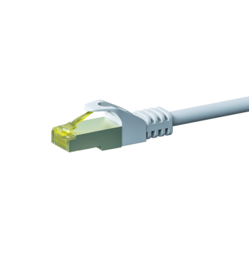 Cabo de rede Cat7 S/FTP (PIMF) de 2 m, branco