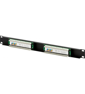 Painel de ligação CAT5e UTP - 16 portas