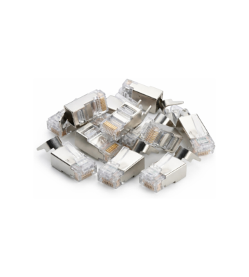 Conector DANICOM SFTP CAT6a RJ45 - para cabo de núcleo sólido - 10 peças