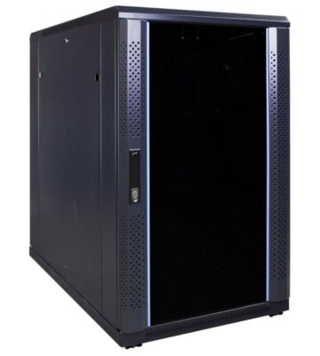 Armário para servidor 18U com porta de vidro 600x1000x1000mm (LxPxA)