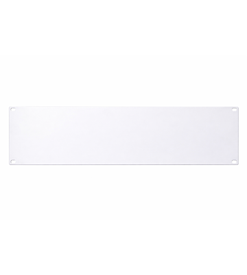 Painel de cobertura de 19 polegadas - 3U branco