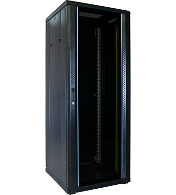Armário para servidor 32U com porta de vidro 600x600x1600mm (LxPxA)