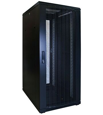 Armário para servidor 27U com porta perfurada 600x800x1400mm (LxPxA)