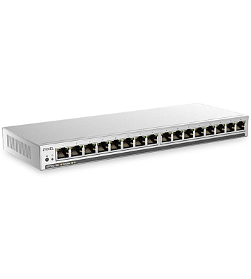 Switch não gerenciável Zyxel GS1100-16E de 16 portas