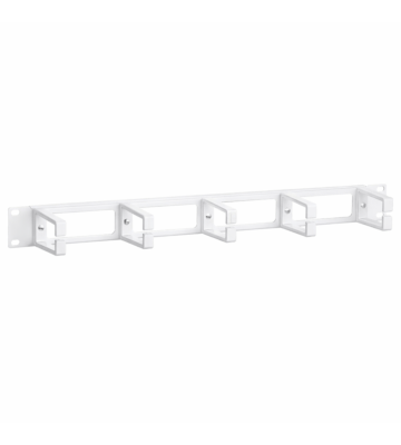 Suporte para cabo de 19 polegadas, 1U, branco