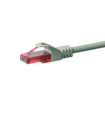 Cabo de rede UTP CAT6 de 0,50 m cinzento - 100% cobre