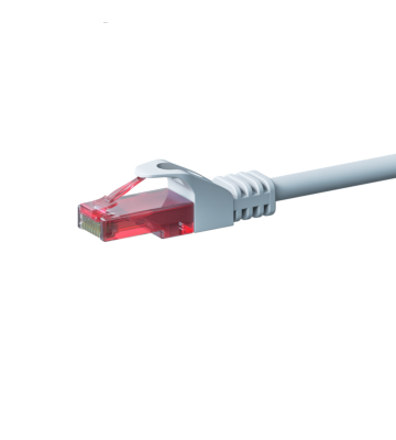 Cabo de rede UTP CAT6 de 3 m branco - 100% cobre