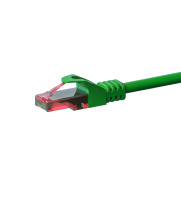 Cabo de rede UTP CAT6 de 1 m, verde - 100% cobre